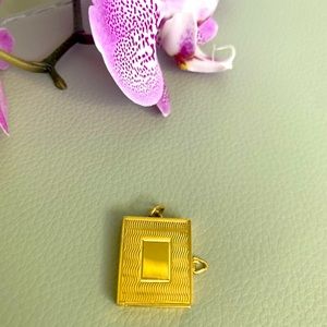 Traditional Book Gold Locket